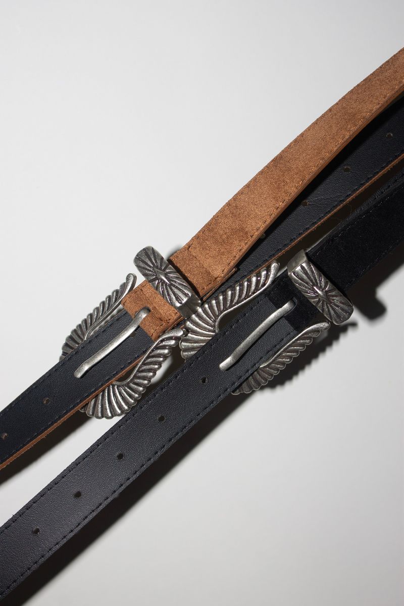 antique suede belt (3 color)