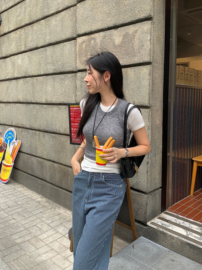 [MADE] Atom Tencel Layered Sleeveless