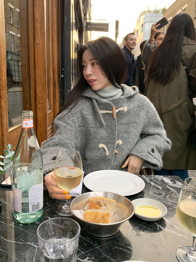 [MADE] Toit wool alpaca handmade toggle hood coat
