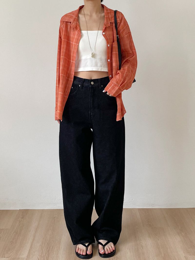 Maro Check Loose Fit Shirt