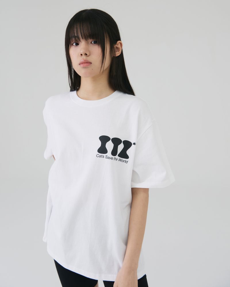 ITZ MINI LOGO T SHIRT - WHITE