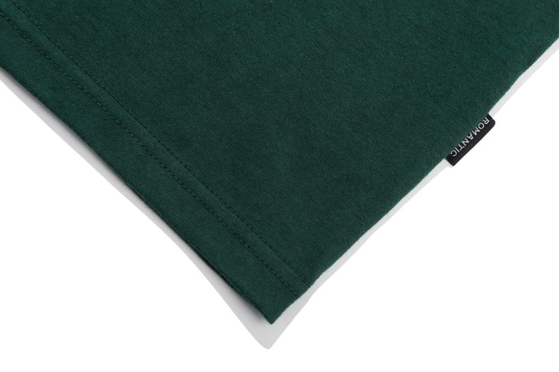 ROMANTIC SLOGAN TEE SHIRT_GREEN