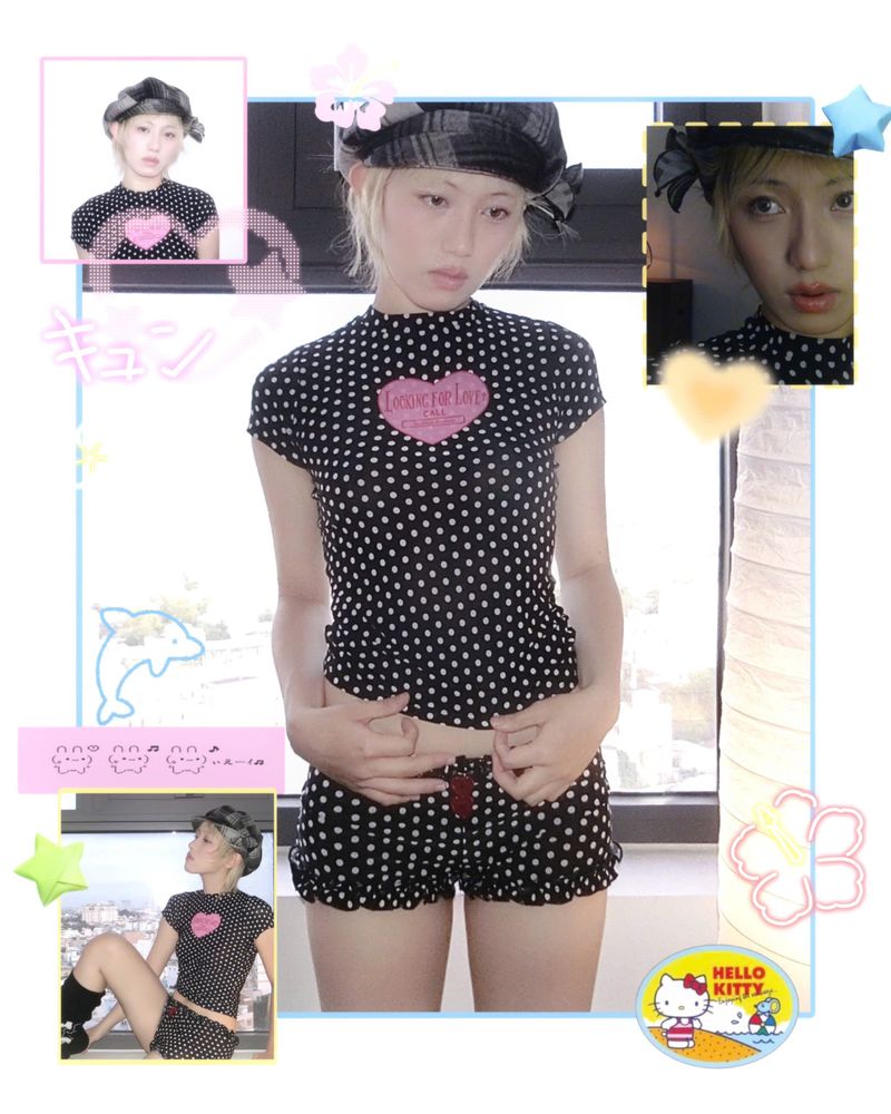 SEND LOVE MINI SHORTS / SEND LOVE ショートパンツ ( SHORT ONLY )