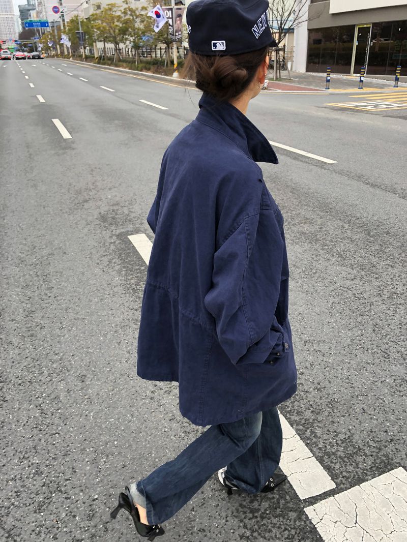 STAR BUTTON FIELD JACKET