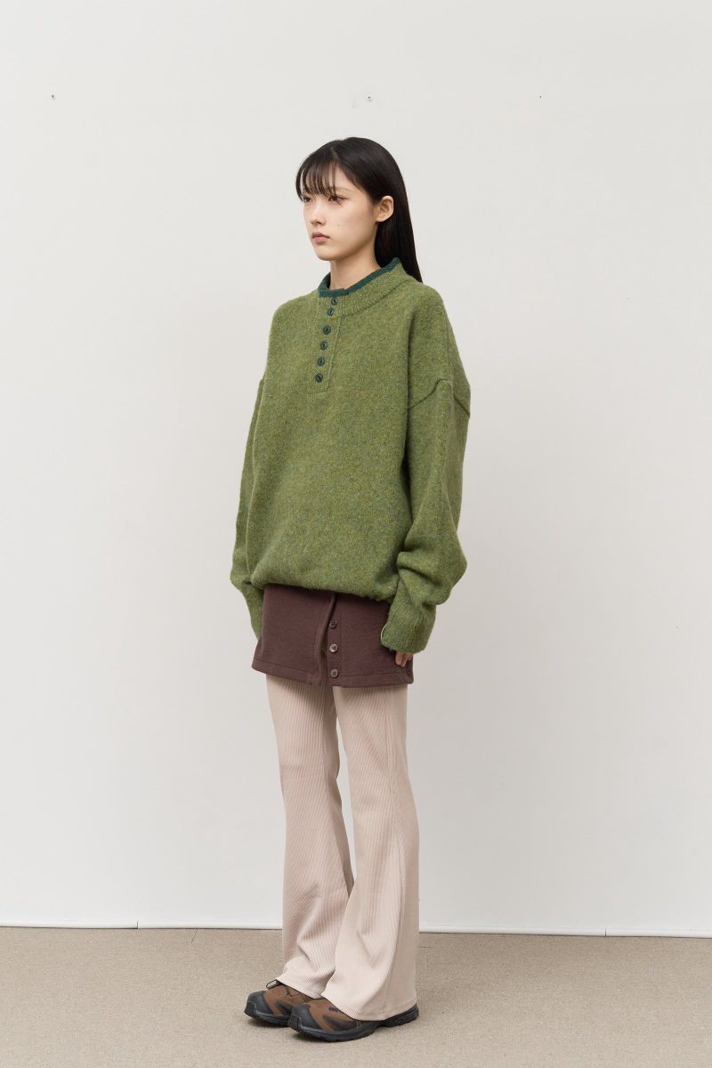 (W) Jent Button Skirt
