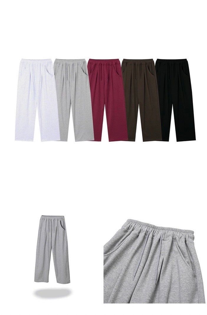 One-Tuck Wide Pants