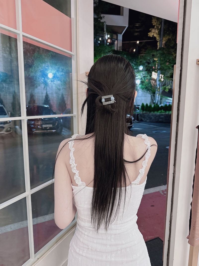 フローイングアイスキューブブレスレット＆ヘアバンド