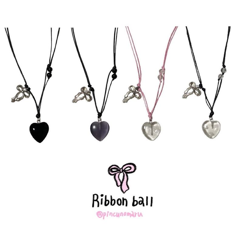PINCUNOMARU(ピンクノマル)の「Ribbon ball(Accessories)」
