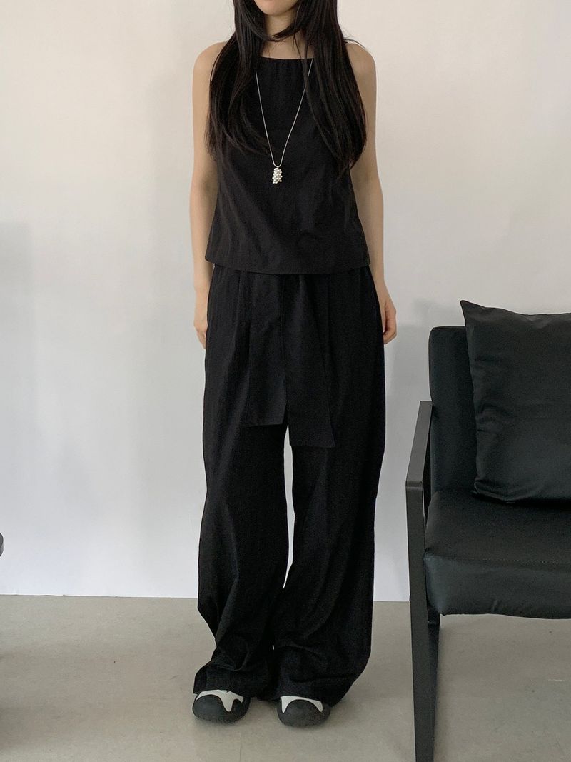 Raina halterneck sleeveless blouse