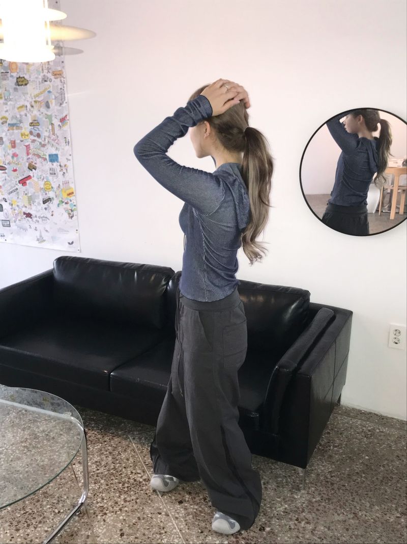 Nicole zipper banding pants
