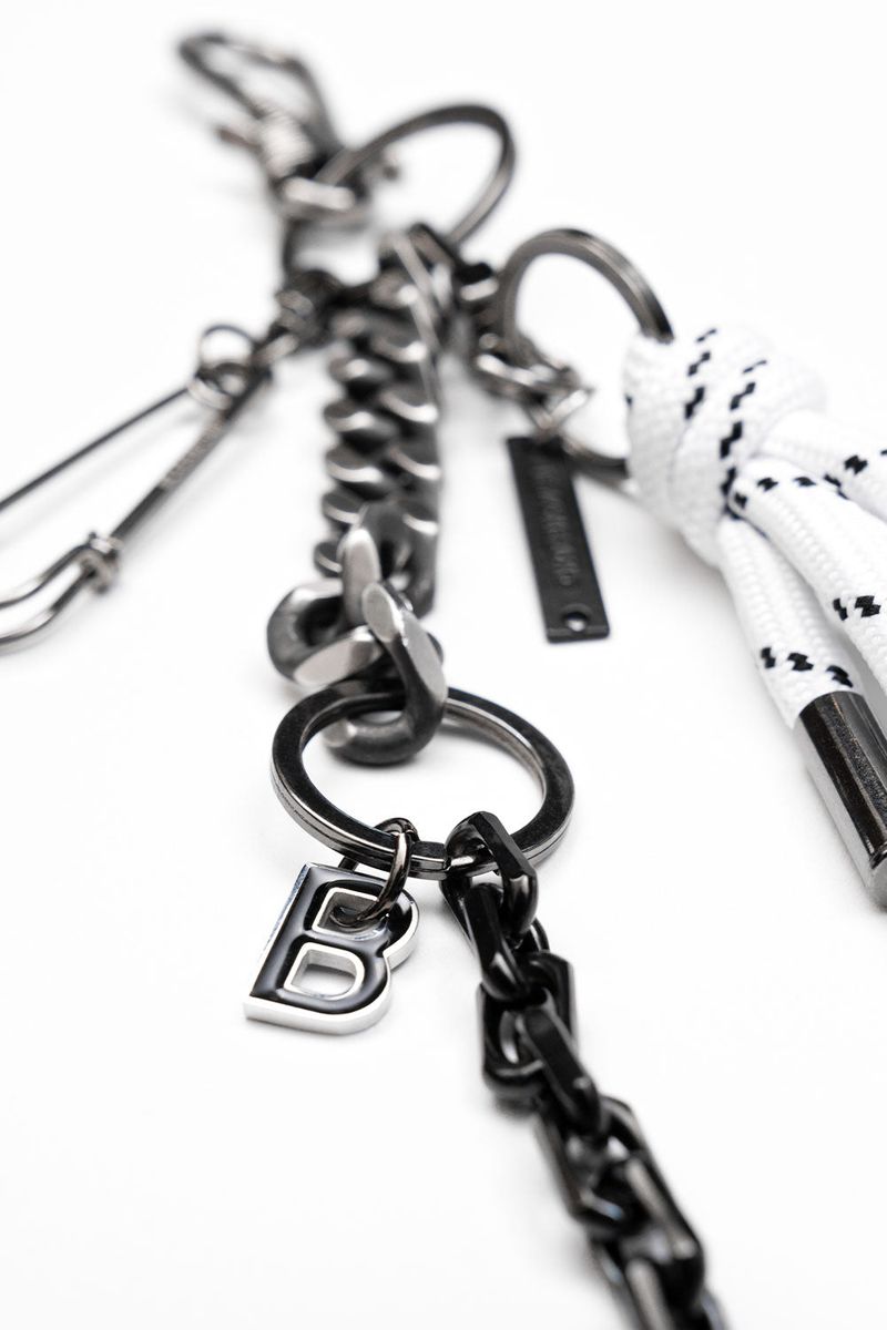 BBD 2-Line Detachable Rope Pants Chain (Black&White)