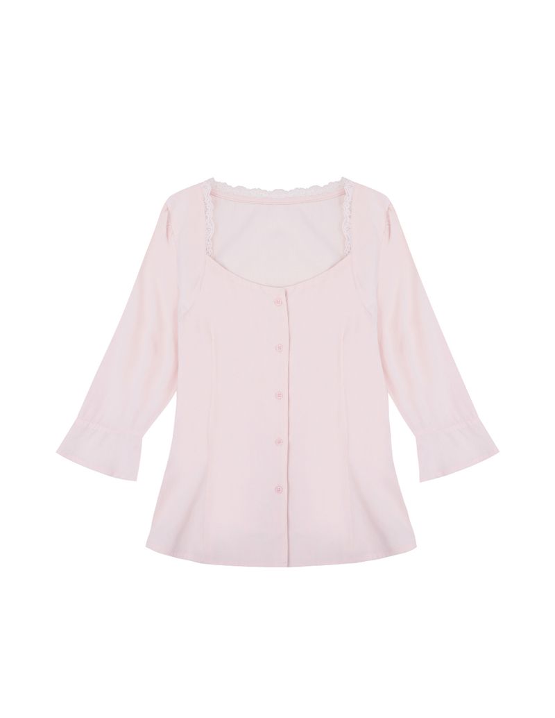 Mabel Lace Square-Neck Blouse (3 colors)