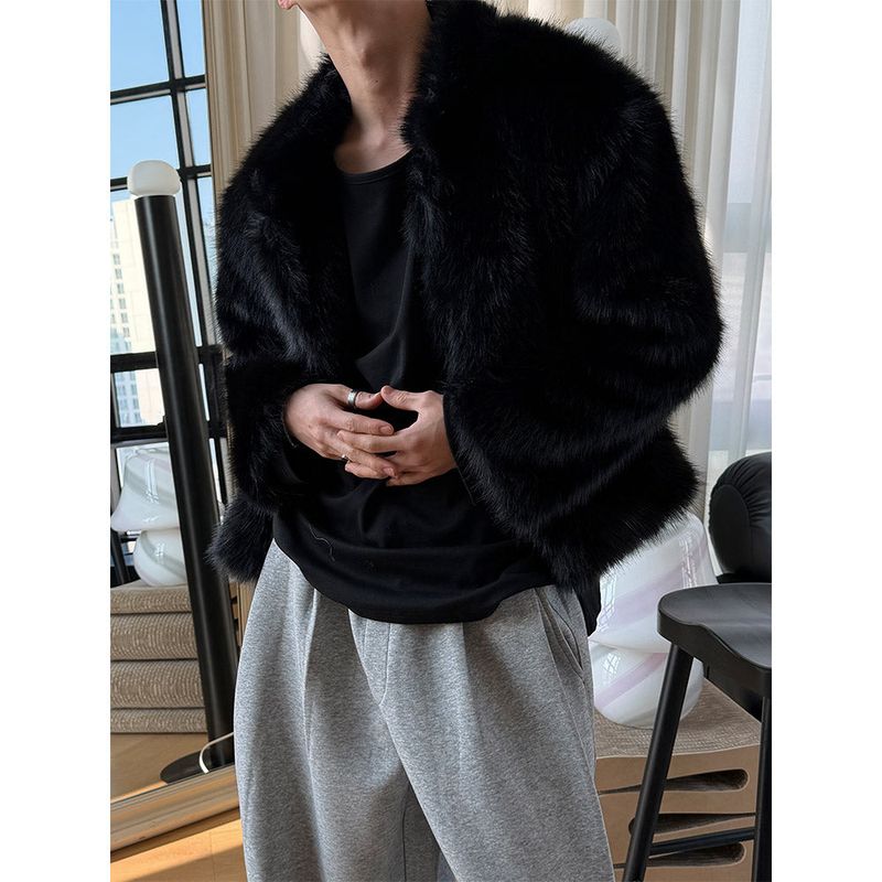[Unisex] Off fur jacket