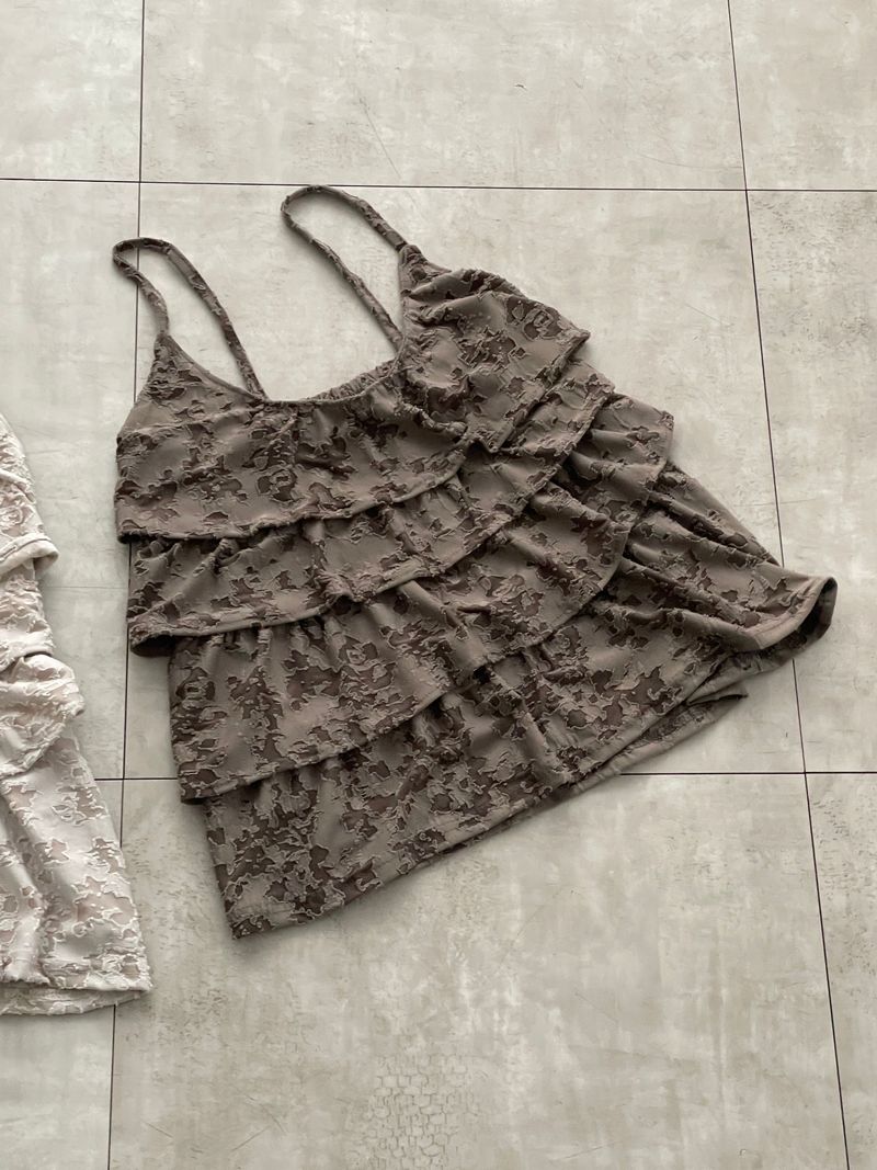Vintage Layered Frill Sleeveless