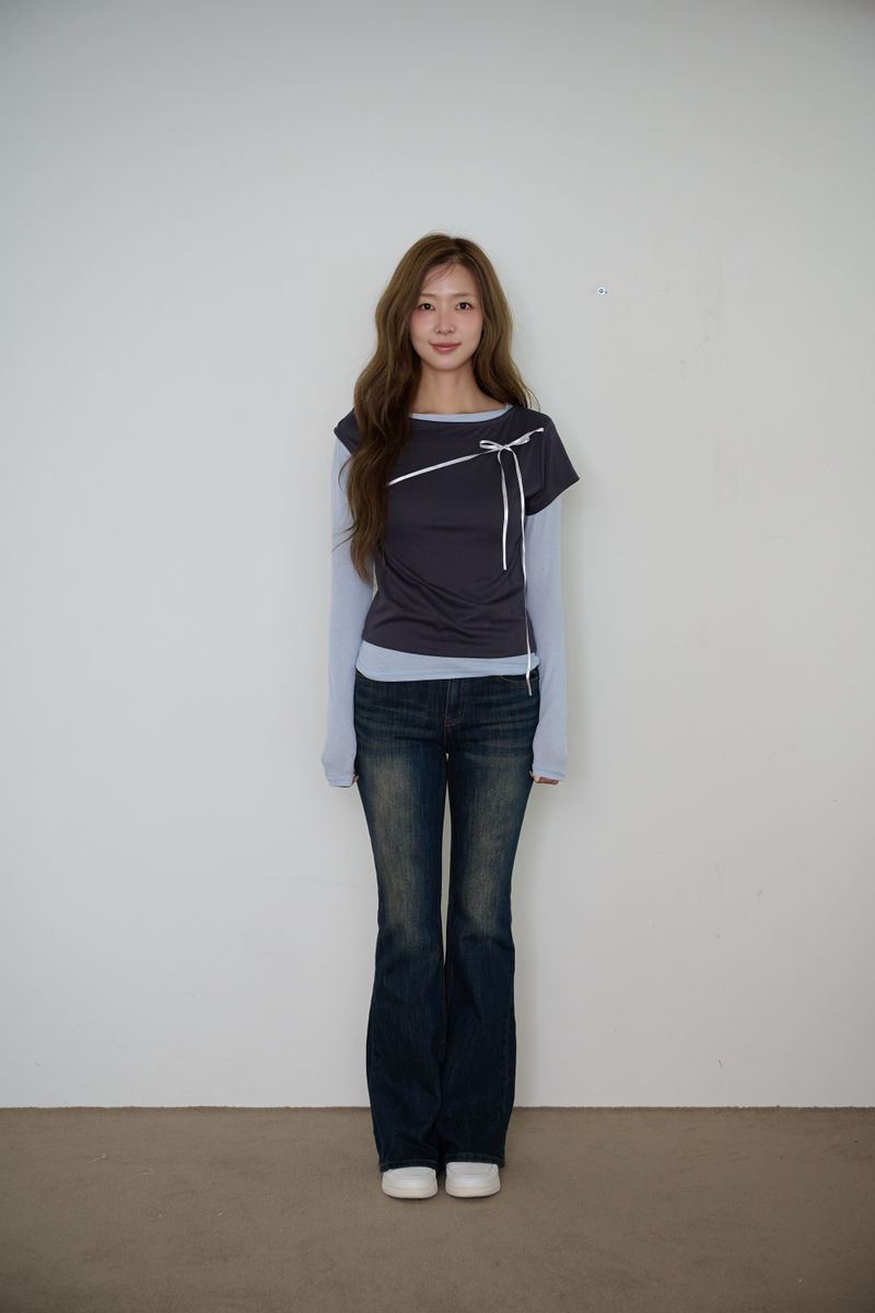 PINK PINEAPPLE（ピンクパイナップル）の「PPA VINTAGE BOOTCUT DENIM PANTS（Pants）」