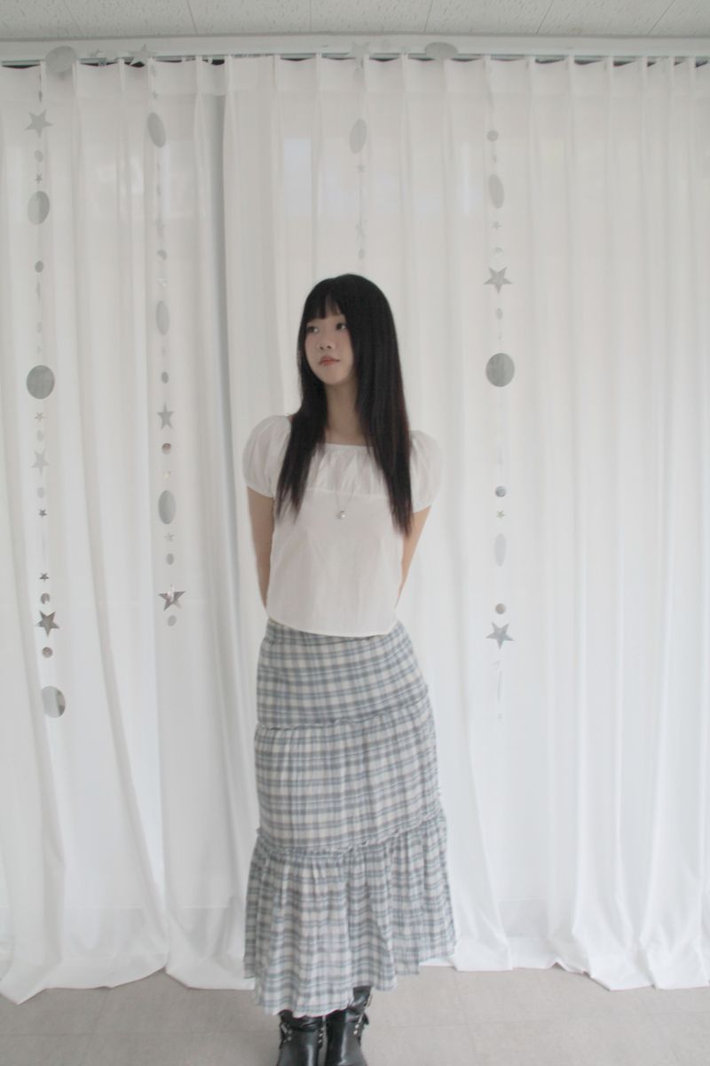 Soft Shirring Blouse