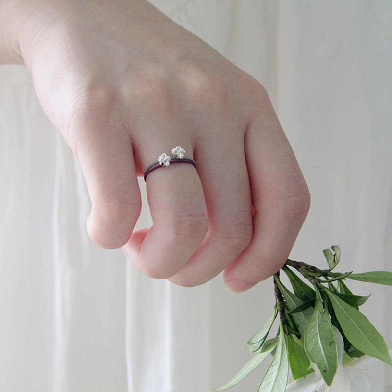 [CCNMADE] Plumeria Ring (5color)