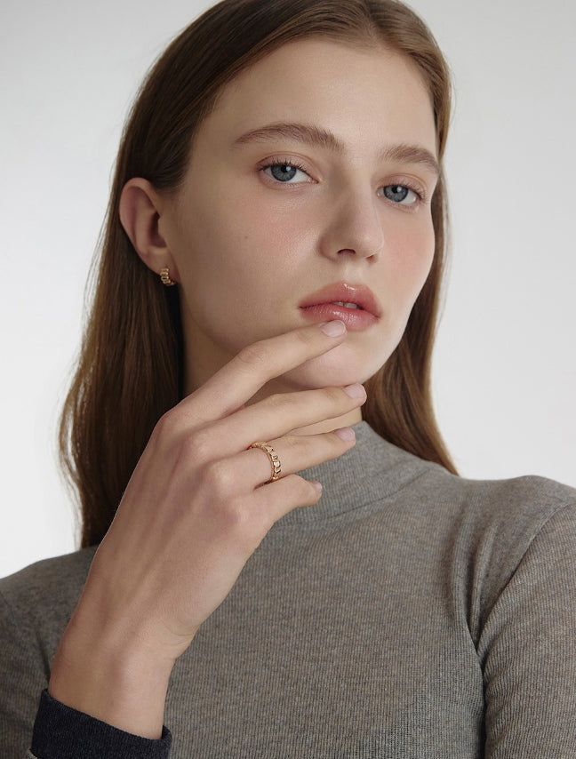 26SS★ Iceblock Silver Ring M
