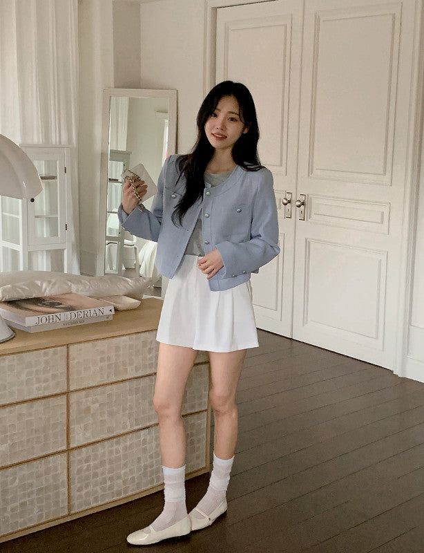 RA See-through Rib Long Socks (3color)