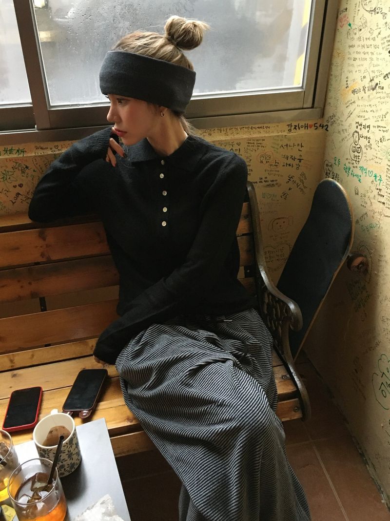 [Ritcore MADE] Striped Terry Wide Pants (3c)