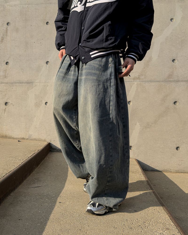 Avan Snap Balloon Fleece Denim