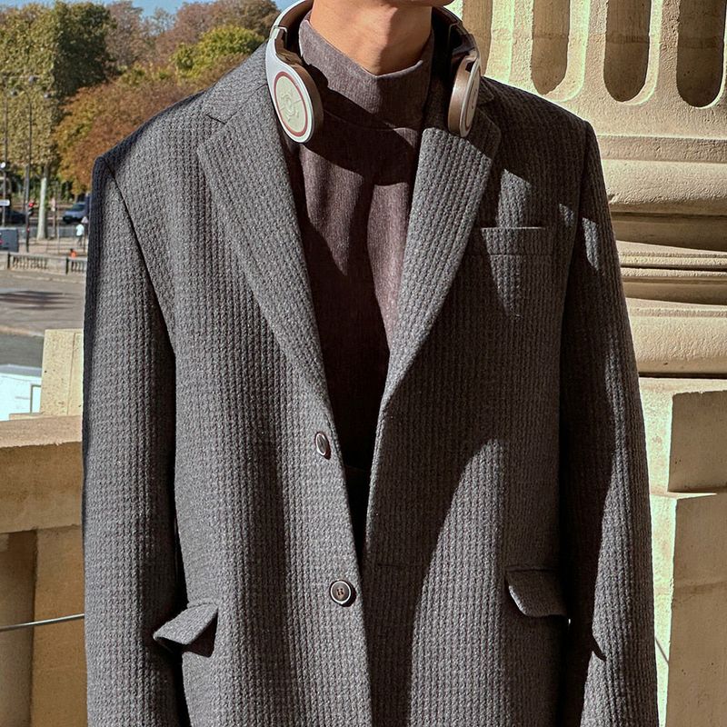[ASCLO MADE] ASCLO Bark Taylor Jacket (wool70%)