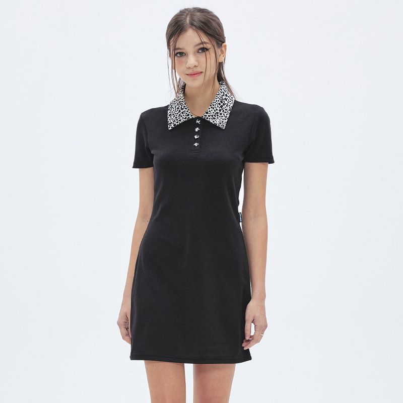 ZEROPLANET（ゼロプラネット）の「ニットミニドレス/Kitty Mini dress [BLACK]（Dresses）」