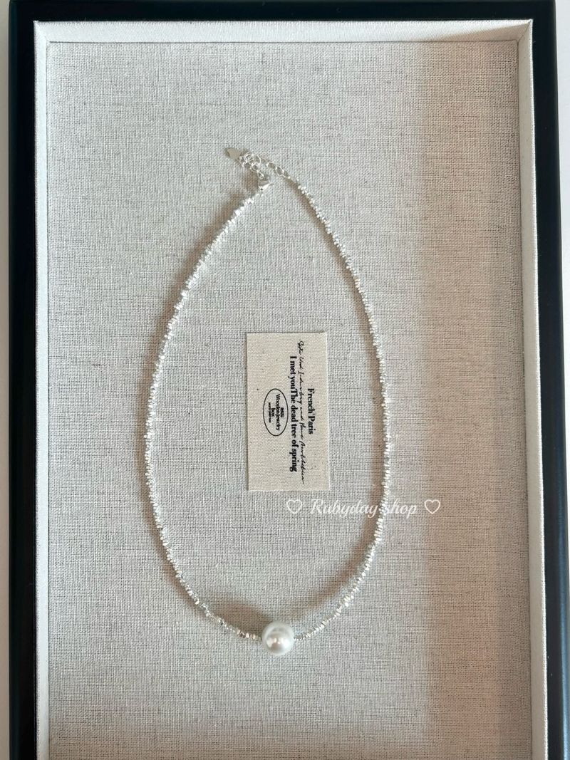 Rubyday（ルビーデイショップ）の「Irregularly shaped シルバーパールネックレス（アクセサリー）」