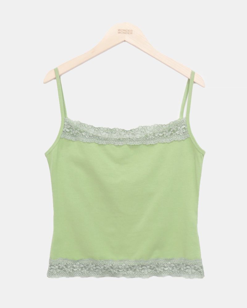 Tolz Lace Strap Sleeveless Top