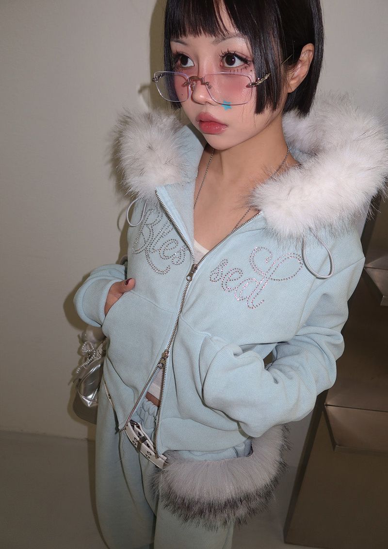 Cubic Purifying Hooded Zip-Up Jacket