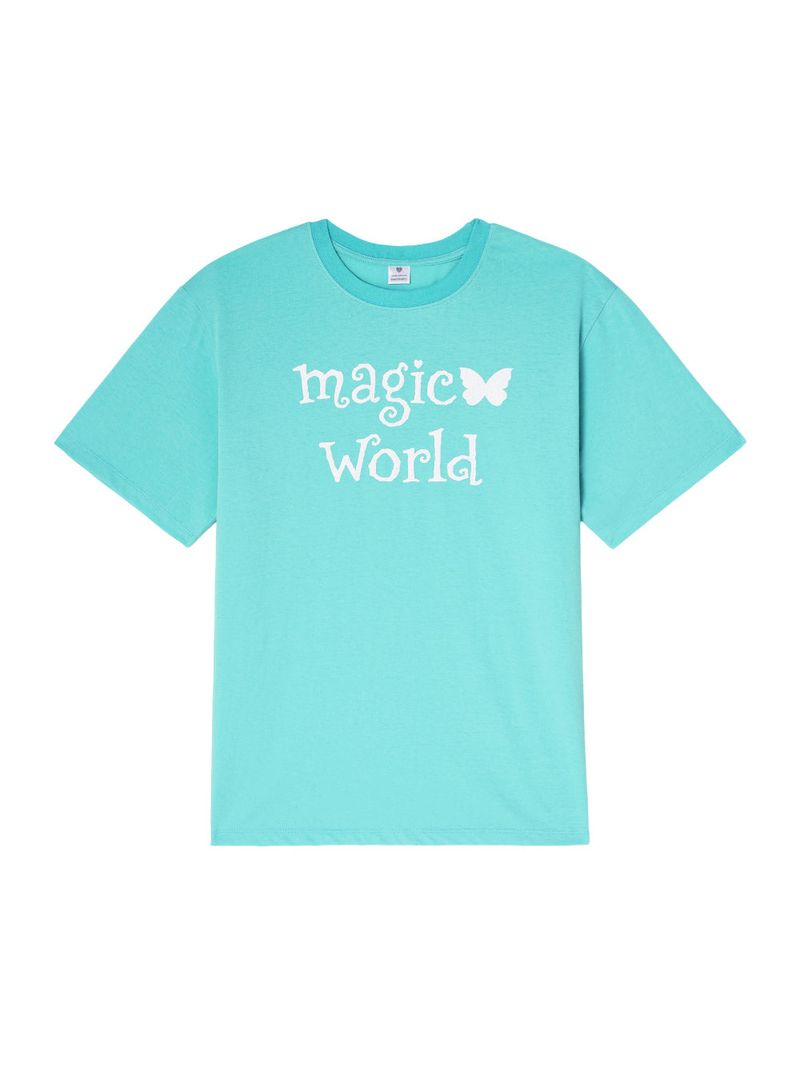 Isummerly（アイサマリー）の「Magic world T-shirt - Mint （Tops）」