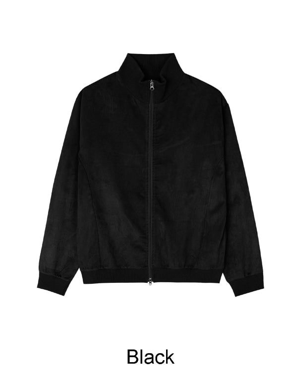 Lucal Satin Suede Zip-up