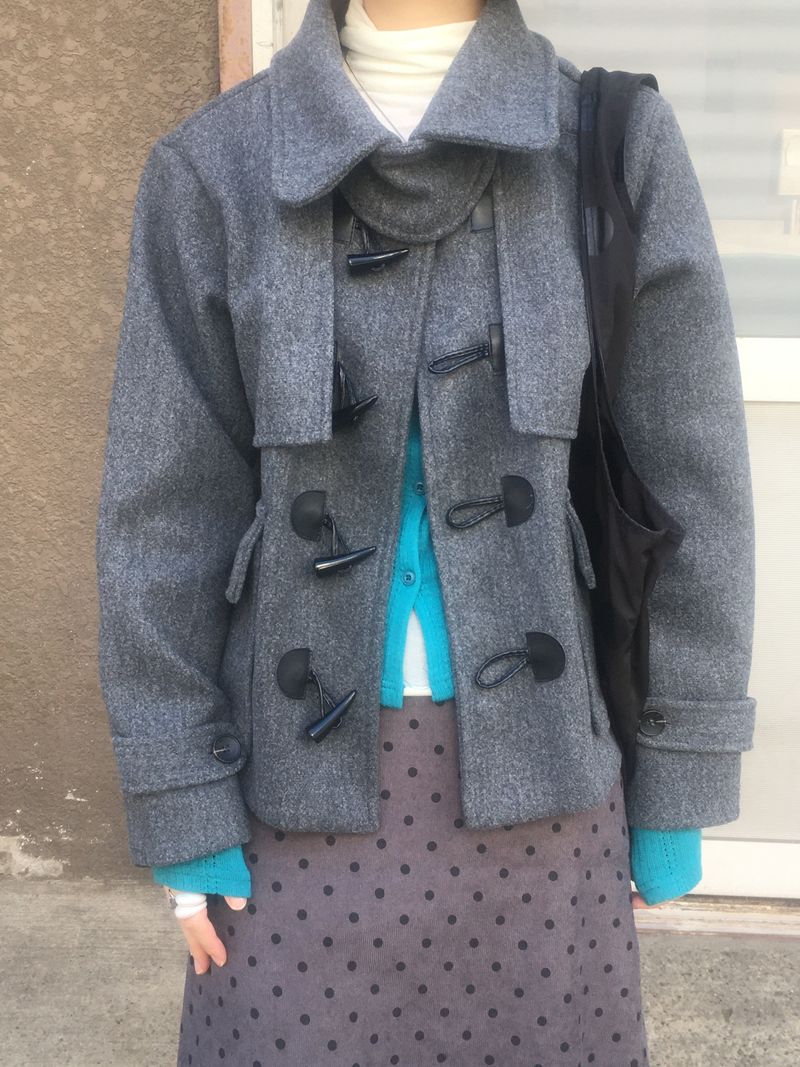 dot corduroy skirt