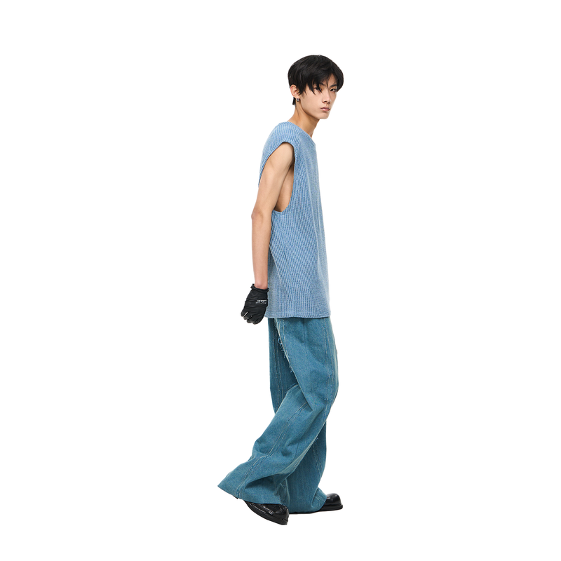 RELABEL（リレーベル）の「ストライプデニムパンツ（パンツ）」