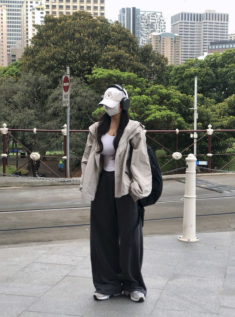 [BELLIDE MADE] Side Folding Wide Training Pants