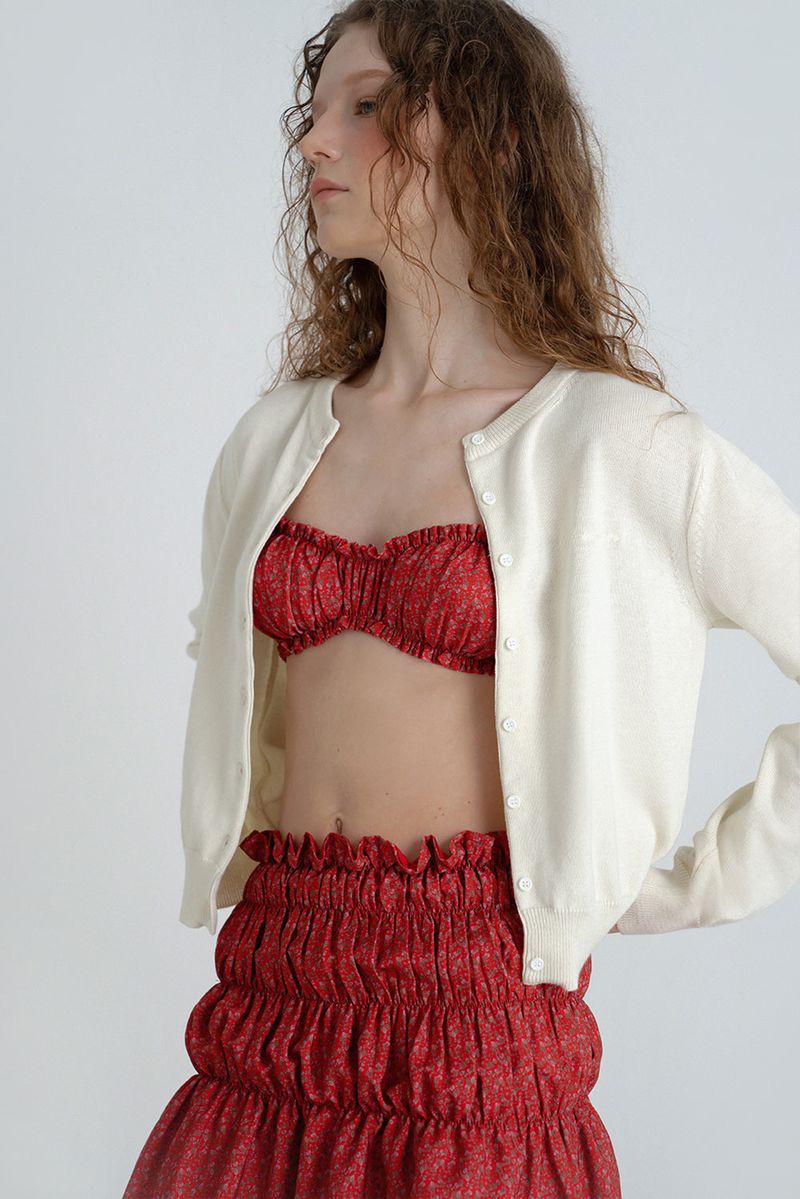 WITHOUTSUMMER（ウィズアウトサマー）の「Marche sleeveless top_floral（Tops）」