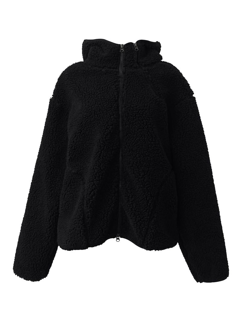 [unisex] シェルパフーディーフリースジップアップ (2color)