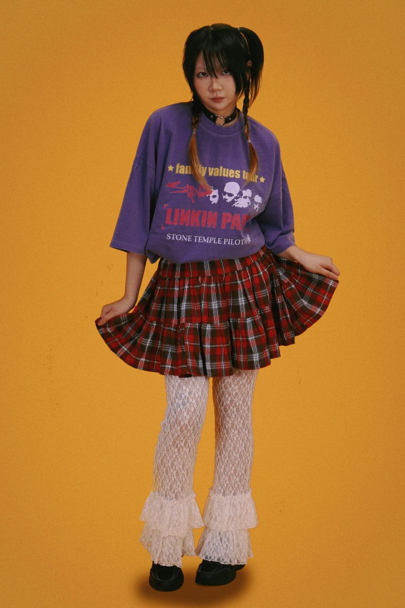 kiki check skirt (2color)
