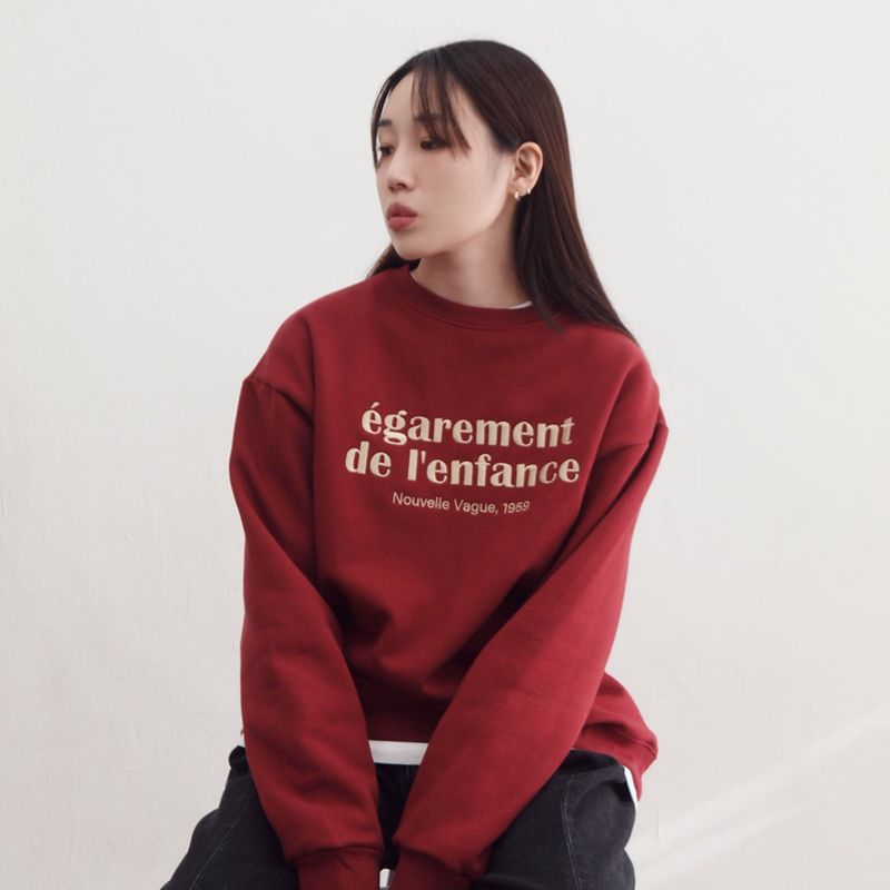 L'ENFANCE SWEATSHIRTS (RED)