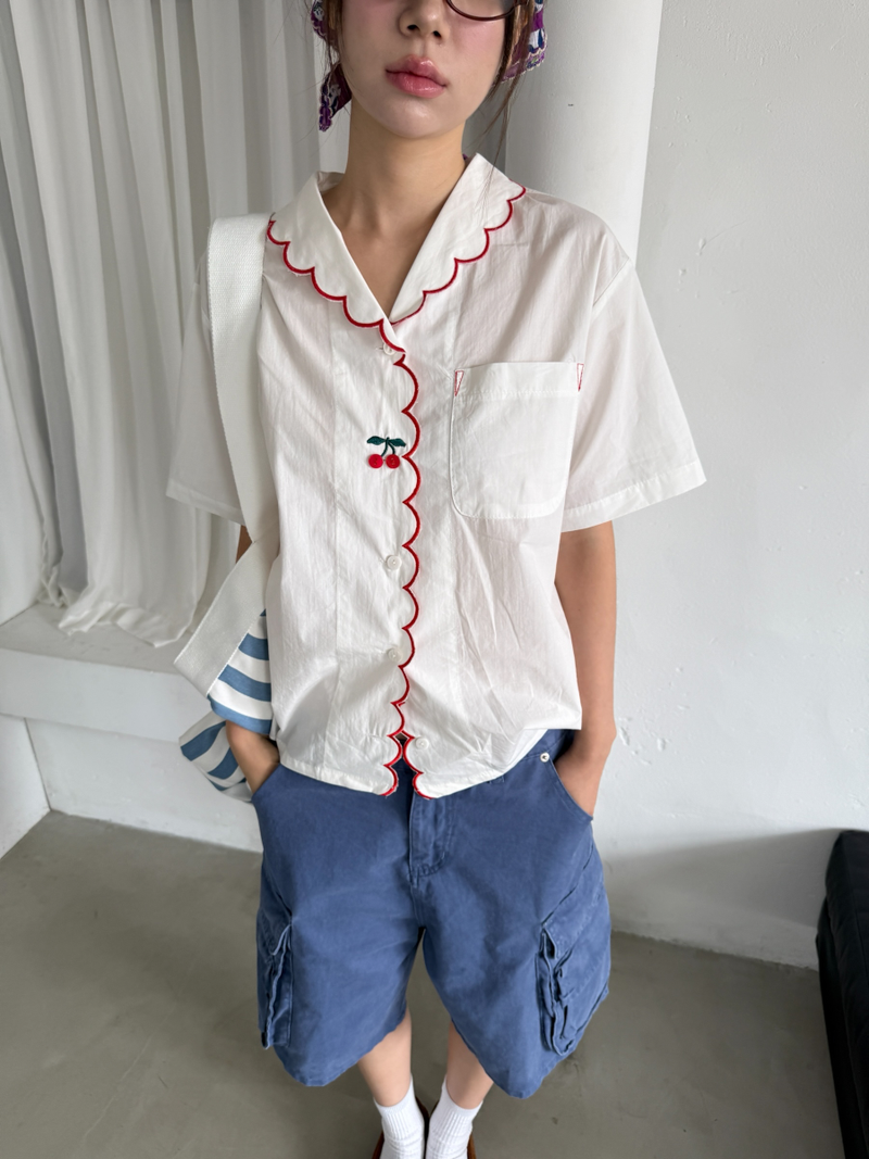 color dyeing bermuda pants