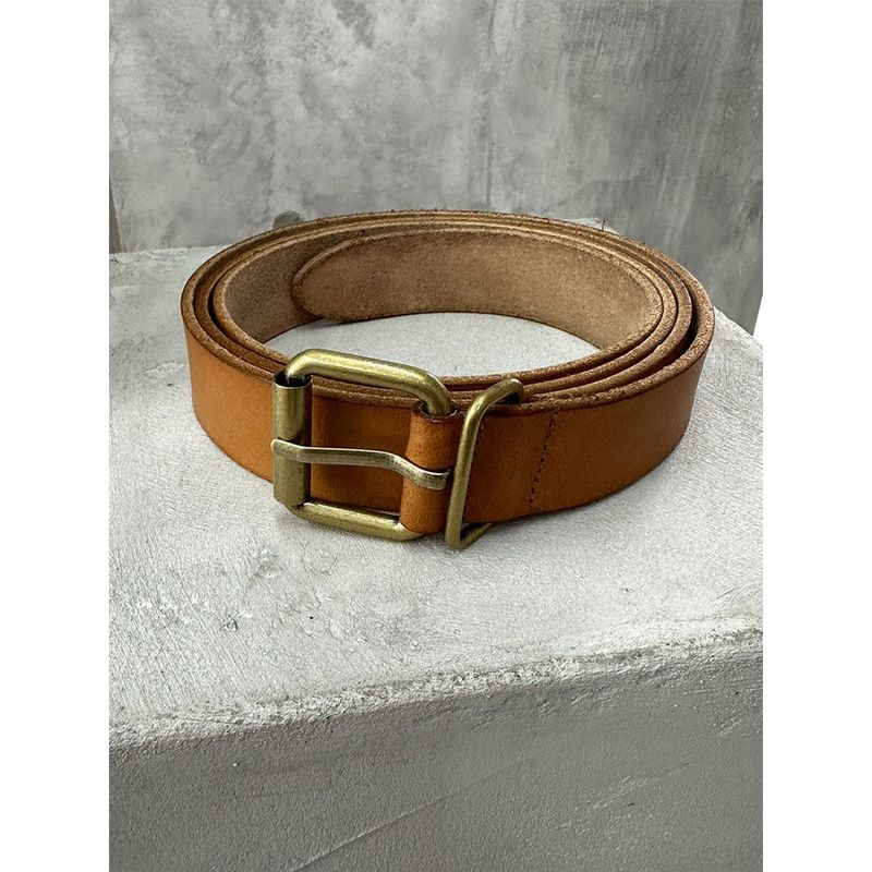 LAURANT（ロラン）の「[HANDMADE] Basic leather long belt(Camel)（Fashion Accessories）」