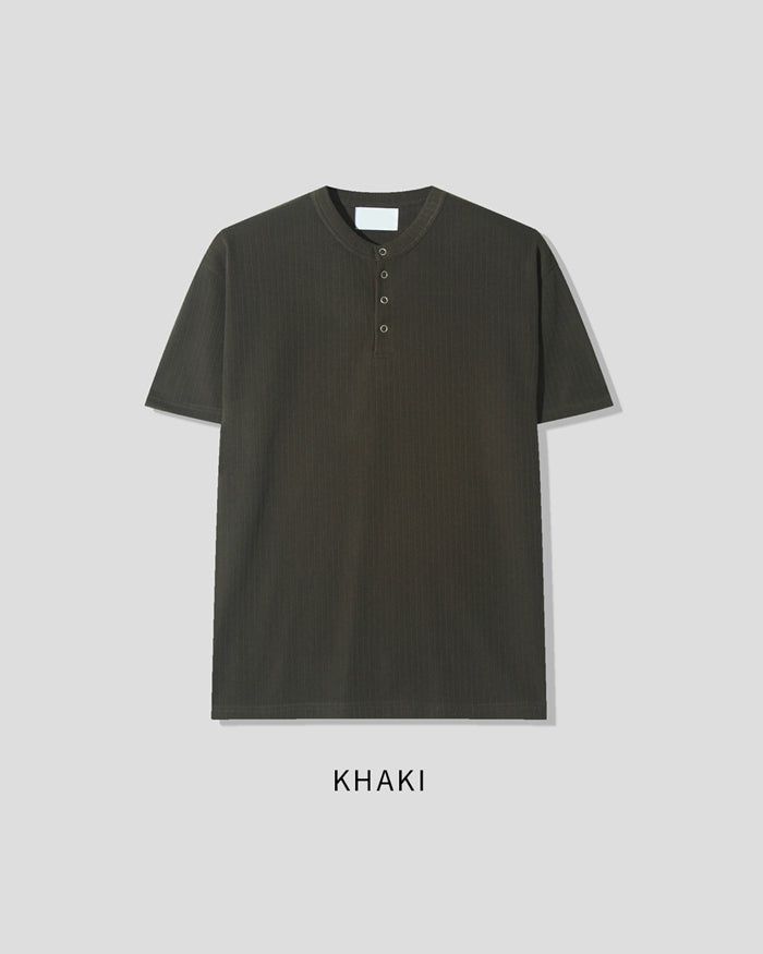 (M's) Allday Henley Neck T-shirt