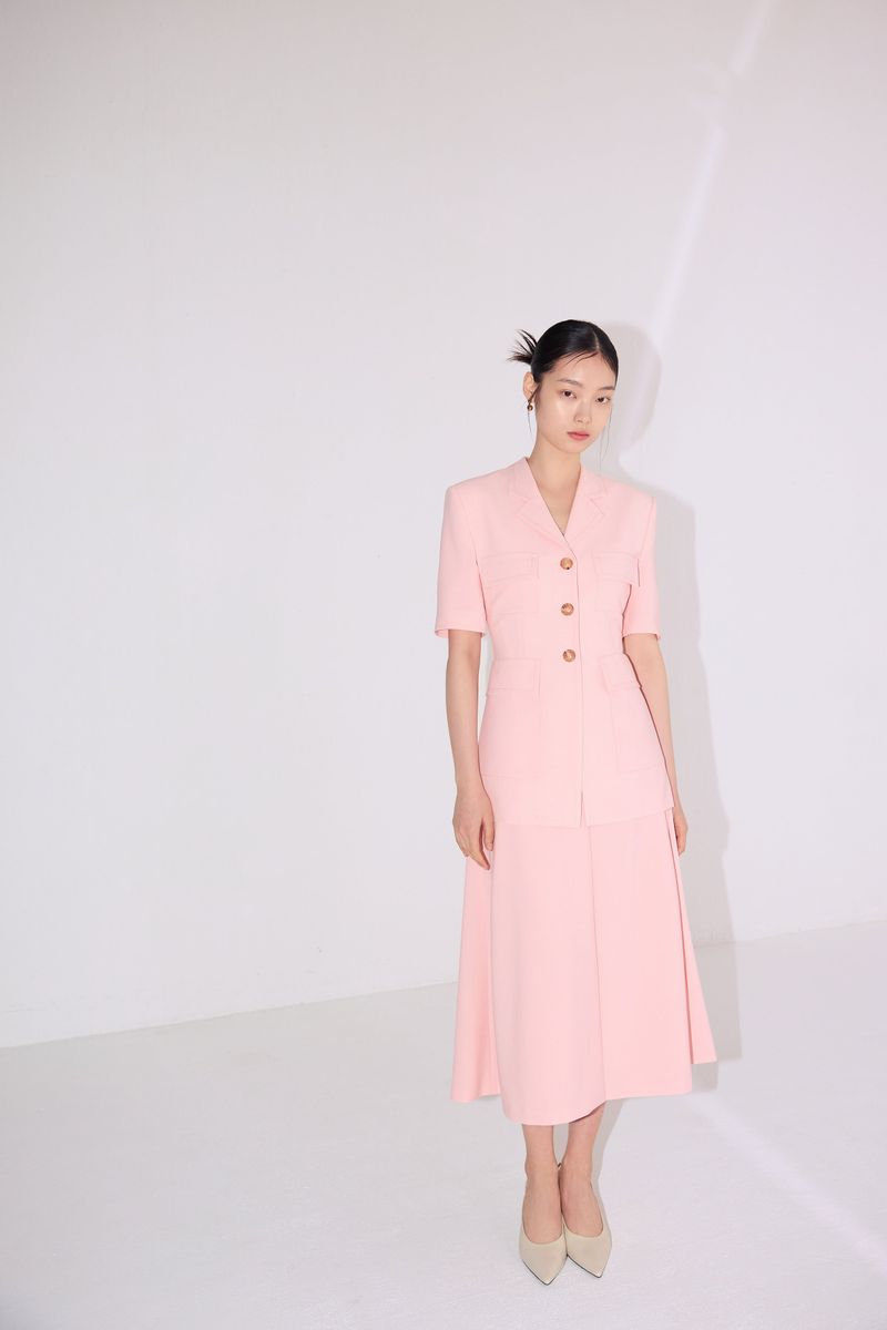 HANAVO（ハナボ）の「NO.19 SKIRT - PINK BEIGE（Skirts）」