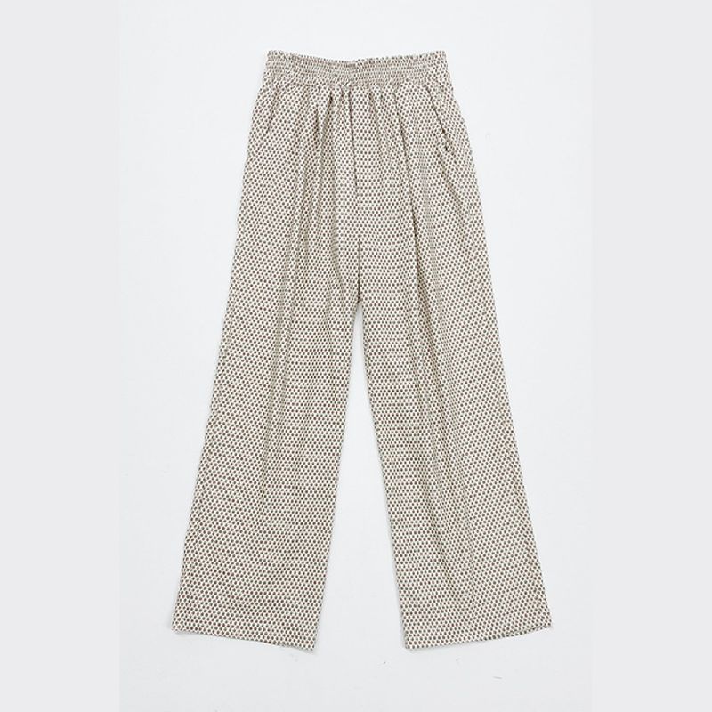 Corduroy Pintuck Band Pants (Pattern)