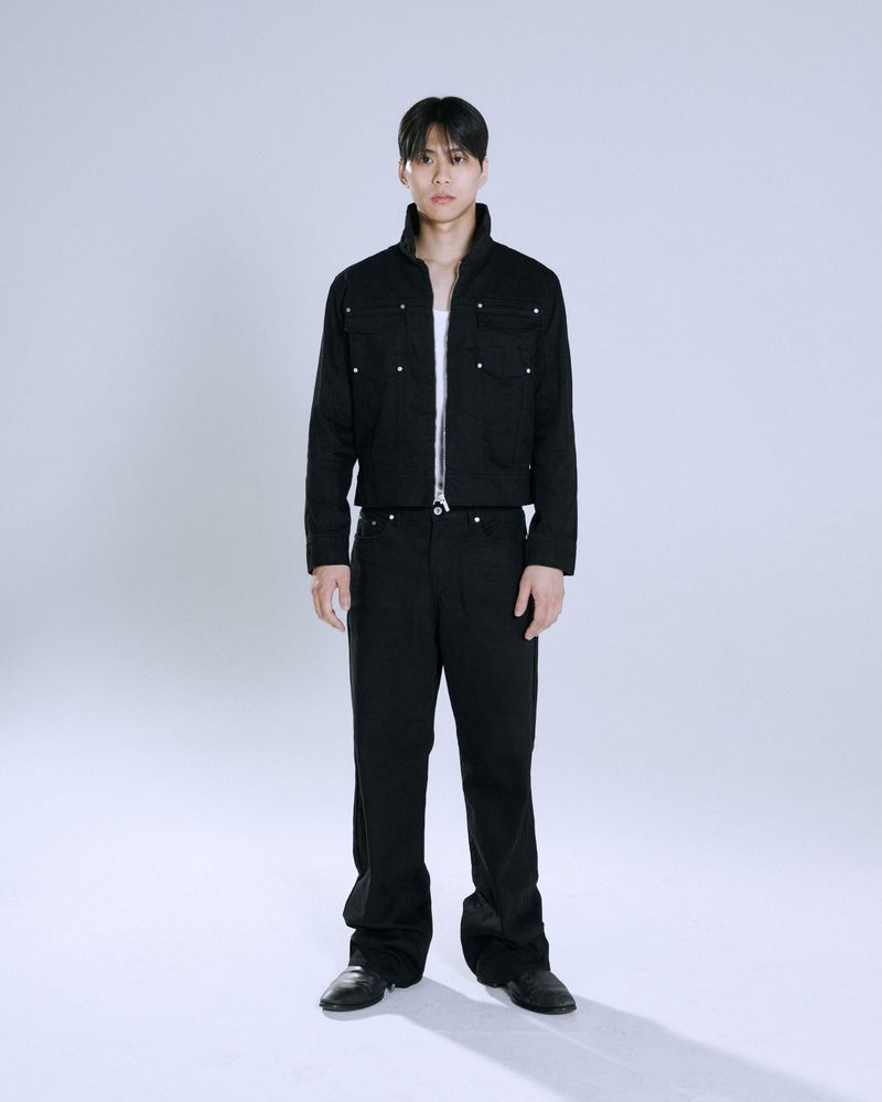 SEMI WIDE PANTS BLACK