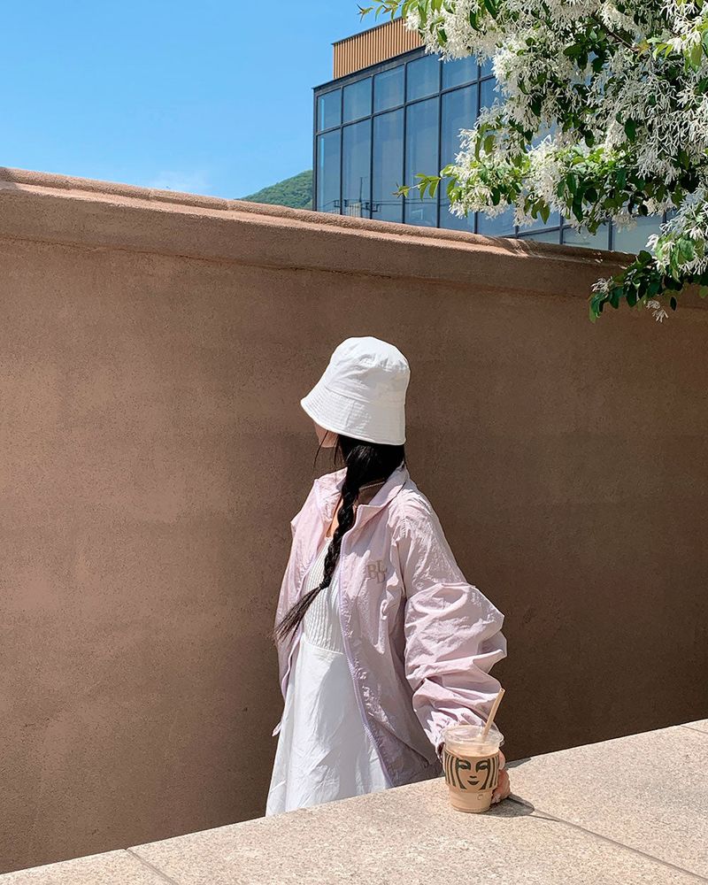 [Bellide made] Two-Way Anorak Windbreaker