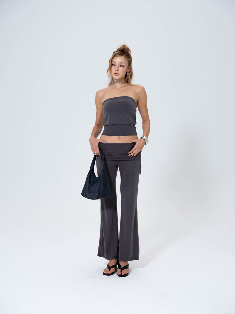 Luv Dept / Cloud-Soft Foldover Flare Pants