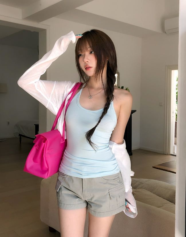 Ruda Slim Halter Sleeveless