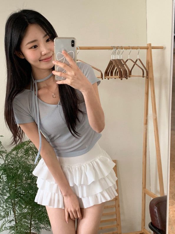 SHOPPERLAND（ショッパーランド）の「PK Cancan Mini Skirt Pants (3color)（Skirts）」