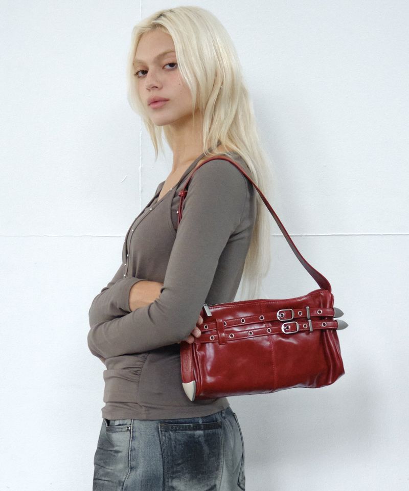 MIDNIGHT MOVE（ミッドナイトムーブ）の「2 belt bag (red)（Bags）」